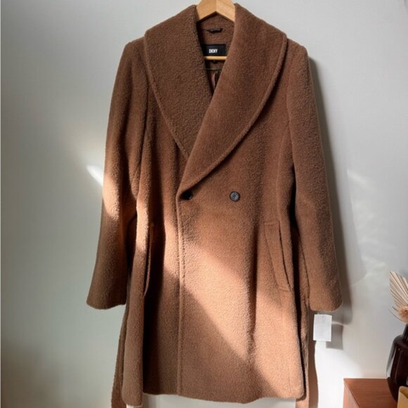 Women's DKNY Wool Coat - Picture 9 of 13